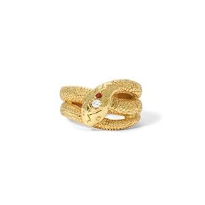 Gold snake ring - size 6 (Vanessa Mooney)